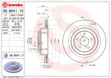 Brzdový kotouč BREMBO 09.B041.10 - SUBARU