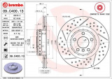 Brzdový kotouč BREMBO 09.C400.13 - BMW