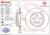 Brzdový kotouč BREMBO 09.C401.13 - BMW