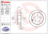 Brzdový kotouč BREMBO 08.A114.71