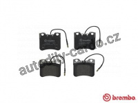 Sada brzdových destiček BREMBO P61034 - CITROËN, PEUGEOT