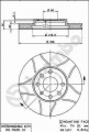 Brzdový kotouč BREMBO MAX 09.7628.75 - OPEL