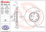 Brzdový kotouč BREMBO 09.C243.10 - FORD