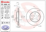 Brzdový kotouč BREMBO 09.4869.41