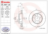 Brzdový kotouč BREMBO 09.4947.20 - OPEL