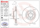 Brzdový kotouč BREMBO 09.9540.14 - AUDI