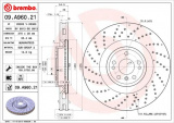Brzdový kotouč BREMBO 09.A960.21 - MERCEDES-BENZ