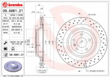 Brzdový kotouč BREMBO 09.A961.21 - MERCEDES-BENZ