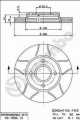 Brzdový kotouč BREMBO MAX 09.7806.75 - FORD, MAZDA