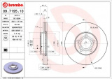 Brzdový kotouč BREMBO 09.7195.10 - VW