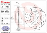 Brzdový kotouč BREMBO 09.A732.11 - MERCEDES-BENZ