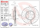 Brzdový kotouč BREMBO 09.A758.1X