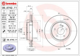 Brzdový kotouč BREMBO 09.A742.11 - CHRYSLER, MERCEDES-BENZ
