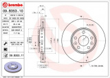 Brzdový kotouč BREMBO 09.B353.10