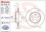 Brzdový kotouč BREMBO 09.A742.21 - MERCEDES-BENZ