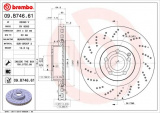 Brzdový kotouč BREMBO 09.B746.61 - MERCEDES-BENZ