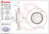 Brzdový kotouč BREMBO 09.9130.10 - VOLVO