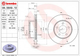 Brzdový kotouč BREMBO 09.5649.10 - JEEP