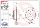Brzdový kotouč BREMBO 09.8969.20