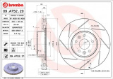 Brzdový kotouč BREMBO 09.A752.21 - RENAULT