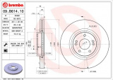 Brzdový kotouč BREMBO 09.B614.10