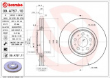 Brzdový kotouč BREMBO 09.A757.10 - VOLVO