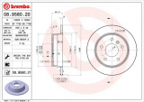 Brzdový kotouč BREMBO 08.9580.20