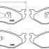 Sada brzdových destiček BREMBO P37004 - JEEP