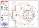 Brzdový kotouč BREMBO 09.C314.11 - BMW