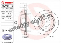 Brzdový kotouč BREMBO 09.A450.10