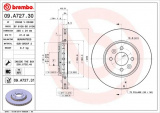 Brzdový kotouč BREMBO 09.A727.31 - DACIA, RENAULT