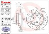 Brzdový kotouč BREMBO 09.C315.21 - BMW