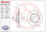 Brzdový kotouč BREMBO 09.3125.10 - PEUGEOT