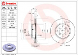 Brzdový kotouč BREMBO 09.7279.10 - SUZUKI