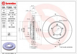 Brzdový kotouč BREMBO 09.7285.10 - TOYOTA