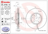 Brzdový kotouč BREMBO 09.A758.11 - AUDI