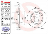 Brzdový kotouč BREMBO 09.A760.10 - MERCEDES-BENZ
