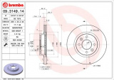 Brzdový kotouč BREMBO 09.3149.14 - RENAULT