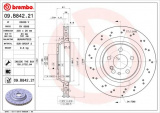 Brzdový kotouč BREMBO 09.B842.21 - MERCEDES-BENZ