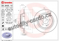 Brzdový kotouč BREMBO 08.8405.11