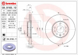 Brzdový kotouč BREMBO 09.9165.10 - OPEL, SAAB