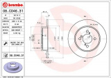 Brzdový kotouč BREMBO 08.C046.31