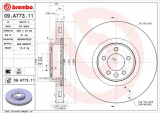 Brzdový kotouč BREMBO 09.A773.11 - LAND ROVER
