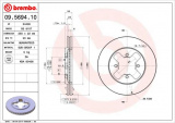 Brzdový kotouč BREMBO 09.5694.10 - NISSAN