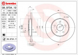Brzdový kotouč BREMBO 08.9734.11