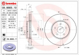 Brzdový kotouč BREMBO 09.8665.11