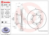 Brzdový kotouč BREMBO 09.9181.10 - MERCEDES-BENZ