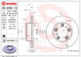Brzdový kotouč BREMBO 09.9482.11