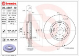 Brzdový kotouč BREMBO 09.A807.11 - KIA