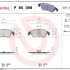 Sada brzdových destiček BREMBO P85098X - AUDI